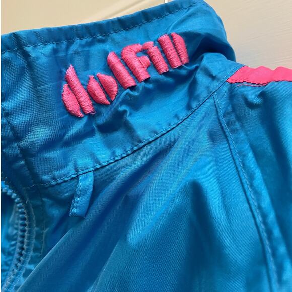 Vintage Dolfin Tracksuit M | Blue Pink Windbreaker Set, 80s 90s Retro Vibes - Picture 11 of 13